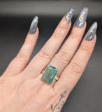 High quality 0.925 sterling silver quantum quattro sized ring- size 9