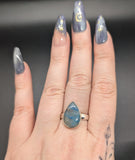 High quality 0.925 sterling silver quantum quattro sized ring- size 8